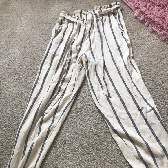 Striped cotton pants - Picture 1 of 1